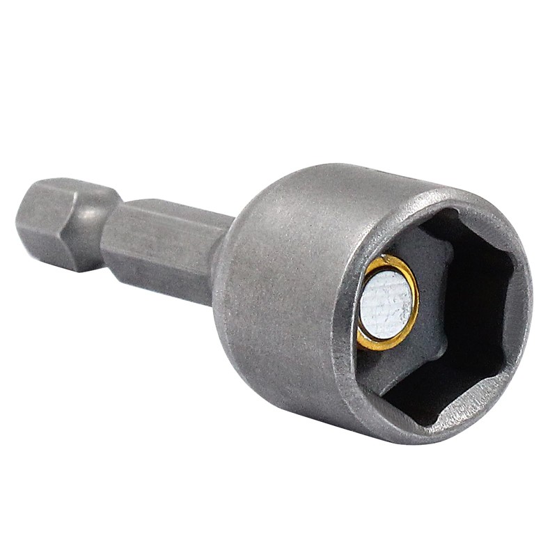 Hordion 2 Pcs Hex Nut Driver Bits 13mm, 1/4" Hex