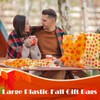 Gersoniel 100 Pcs Plastic Fall Gift Bags Bulk 15.7" x