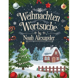 Weihnachten Wortsuche: Puzzlebuch in Großdruck