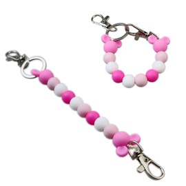 2 Pack Mouse Ear Holder for Backpack Bag Headband Holder Lanyard Keychain for Hang