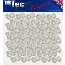 1STec 500 x Genuine BT 2 Wire 8A External Internal Waterproof Gel Filled Crimp Connectors for Joining Solid Core Telephone or Alarm Cable Connecting Block Repairs Splice or Join Phone Wires 500 Pack