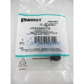 Panduit TX6A UTP Cat6a RJ45 Field Termination Plug, 22-26awg FP6X88MTG ~STSI
