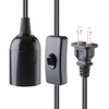 2-Pack Extension Hanging Lantern Cord Cable UL 375W with E26