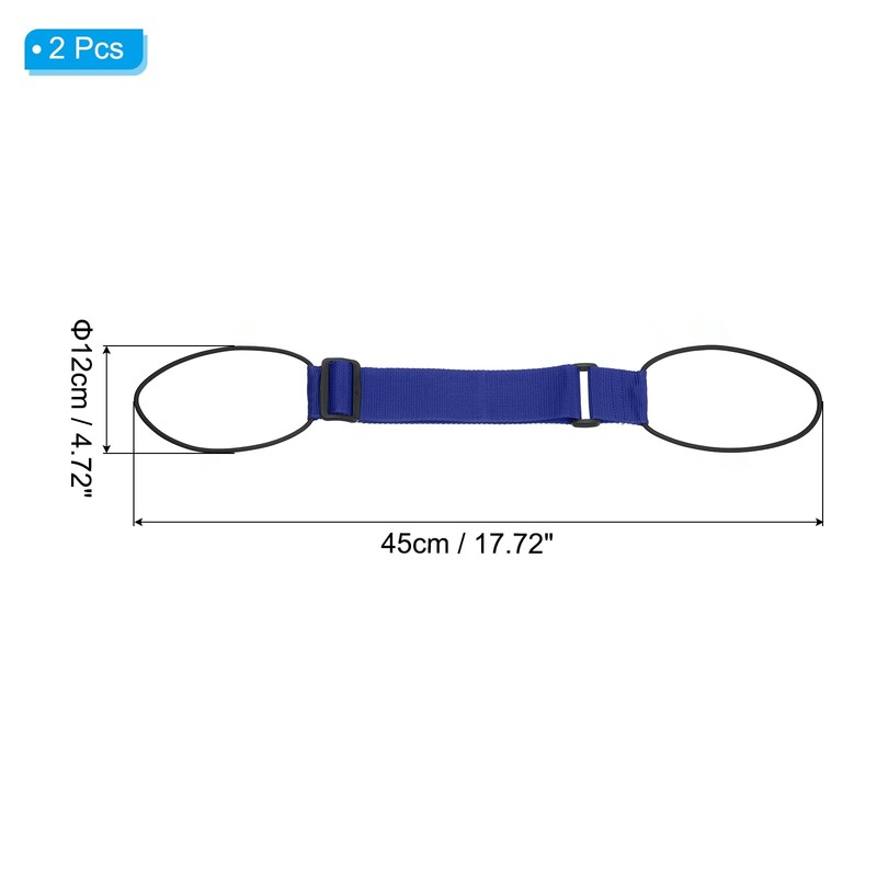 PATIKIL Luggage Straps Bag Bungee, 2 Pcs Suitcase Straps Adjustable