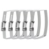 uxcell Rectangular Hose Clamps, 3" x 2" 304 Stainless Steel