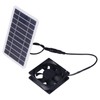 2.5W Solar Panel Fan Solar Pet Exhaust Air Flowing Fan