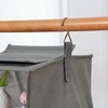 GKYZBB Grey Hanging Closet Organizer 3 Layers, Washable Closet Hanging
