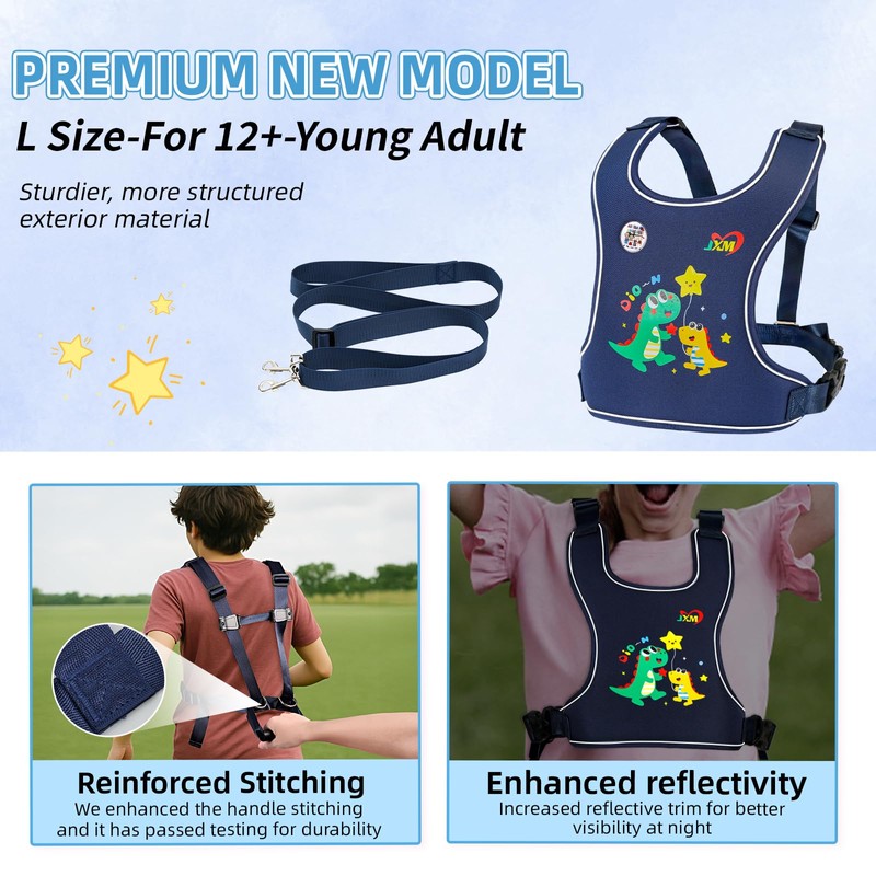 Safety Walking Harness with Leash for Autism Special Needs ADHD/ASD