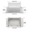 Pack of 2 Waterproof Junction Boxes, Surface-Mounted Waterproof IP65, Electronic