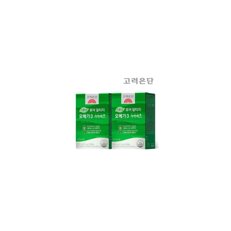 Korea Eundan Vegetable Pure Altige Omega 3 Memory + 60
