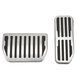 2pcs Car Accelerator Gas Brake Pedal Foot Rest Plate Cover Replacement for Jaguar XE XF FPACE 20152021