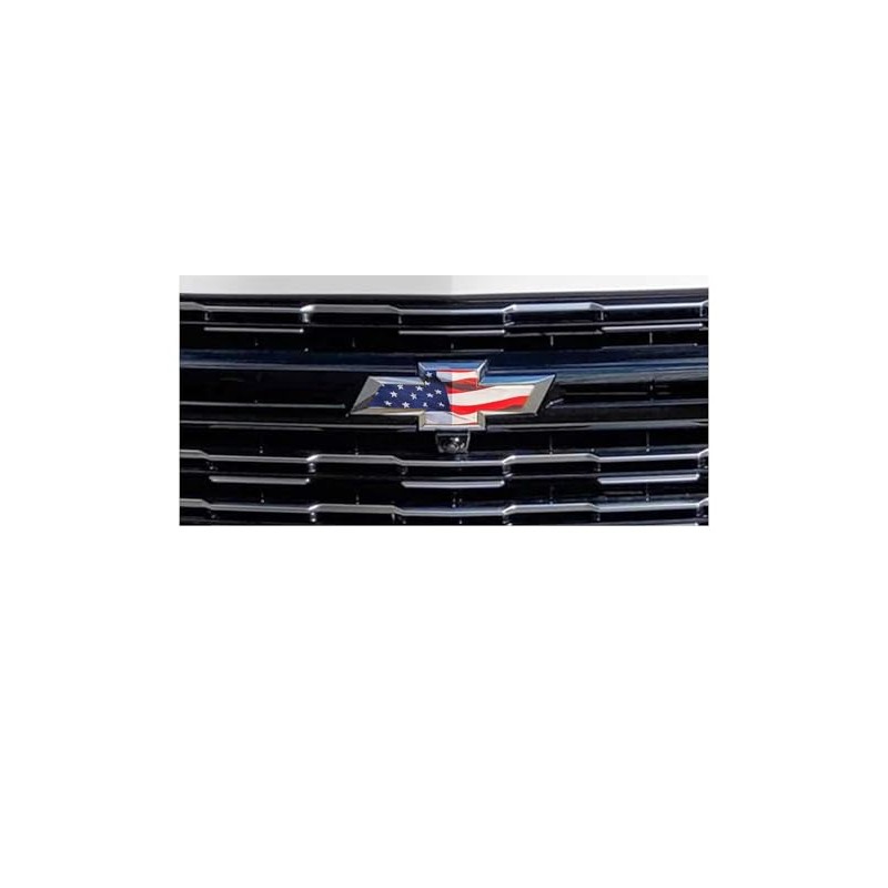Chevy Tahoe American Flag Grille Gate Bowtie Emblem Overlay Decals