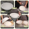 6pcs Round and Oval Pulp Bread Proofing Basket Sourdough Banneton