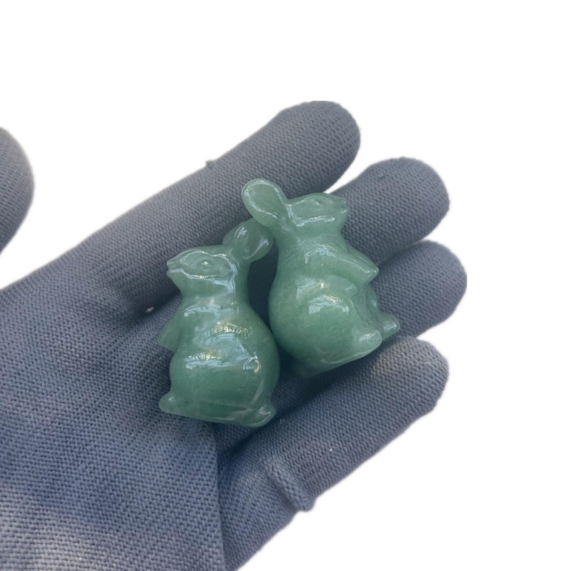 Sunshcat Natural Green Aventurine Hand Carved Crystals and Healing Stones