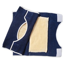 BXT 1 Pair Winter Thermal Knee Brace Warmer Wool Padded Knee Support Knee Pad Warmer Elastic Knee Band Sleeve for Mens Womens Adults
