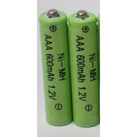 40 Pieces AAA 600mAh Ni-Mh Rechargeable Battery Garden Solar Landscape Path Lights (can Replace 300mAh NiCd AAA, 600mAh NiCd AAA, or Any 300 /600Ni-Mh AAA Cells with 100% Longer Running time)