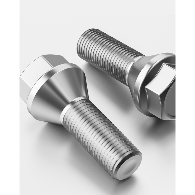 KSP M12x1.25 Wheel Lug Bolts, 20PCS Extended OEM/Stock Wheel Studs