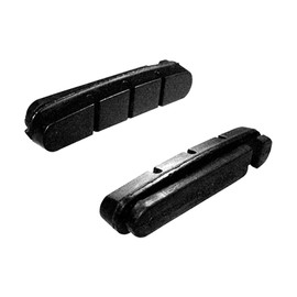 SUNRACE Goma Reemplazable Ruta R90 para Zapata de Freno V 55mm Blister BPR90.P000.B00.HCB (2 Piezas)