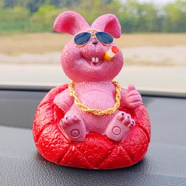Motaney Cool Sofa Animal Car Dashboard Decor, Fun Car Ornaments for Dashboard, Cute Car Decoration for Dash Car Accessories Interior, Office/Home Decor