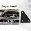 KPALAG Bracket Cab, Black Mounting Plate Bracket Cab Compatible with