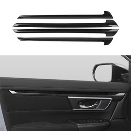 BRMYL Car Inner Door Strips Decals for Honda CR-V 2017 2018 2019 2020 2021 2022 Accessories CRV ABS Carbon Fiber Interior Stickers