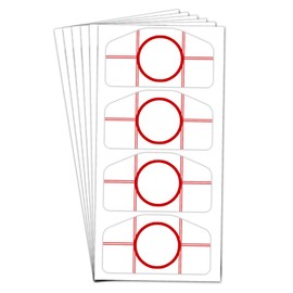 Top label Golf Driver Impact Tape Labels,240 Pcs Golf Impact Stickers for Swing Training Irons and Woods