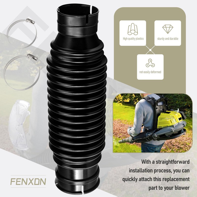 FENXDN Leaf Blower Flex Tube 580693004 w/Attachment Compatible with Ryobi