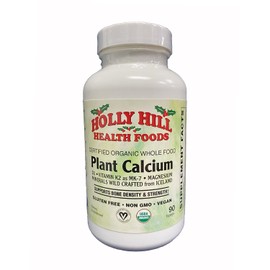 Holly Hill Health Foods Certified Organic Whole Food Plant Calcium, 90 Tablets