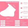 100 Pzs Guantes Bolsa Para Pies Desechables Impermeables
