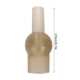 Alomejor Fishing Knot Protector, Rubber Terminal Knot Protector, Fishing Beads, 17mm for Fishing Enthusiasts, Freshwater and Saltwater Fishing