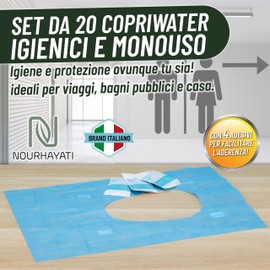 Disposable Toilet Seat for Adults for Camping and Children's Toilet – Travel Accessory Hygienic and Practical Suitable for Sanitary Toilets with Universal Toilet Seat