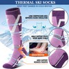Merino Wool Ski Socks for Mens Womens Winter Thermal Warm