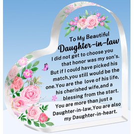 TTOVEN Daughter in Law Gifts,Daughter in Law Birthday Gifts,Daughter in Law Wedding Gifts Christmas Mothers Day Gifts from Mother in Law