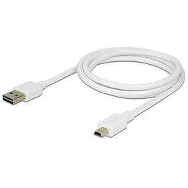 Replacement Canon Camera USB Cable / Data Interface Cable for Canon PowerShot / EOS / DSLR Cameras and Camcorders by ienza (White 6-Feet)