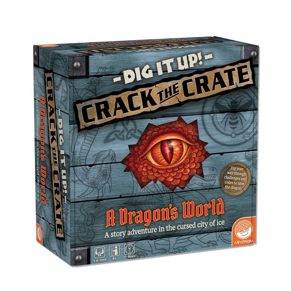 MindWare Dig It Up! Crack The Crate Board Game for 1 or More Players – Bring The Thrill of Escape Rooms Home – for Adults & Kids 8 & Up