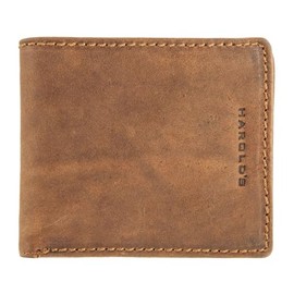 HAROLD'S Country Leather Wallet 12 cm, Nature, Antique