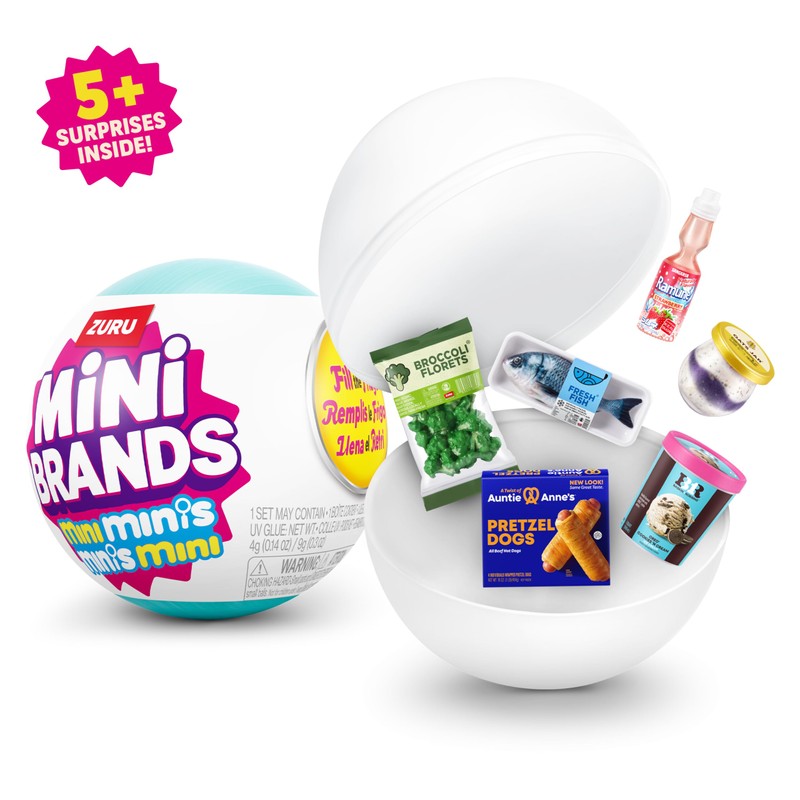 Mini Brands, Fill The Fridge, Series 1, 2 Capsules