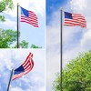 Flag Poles for Outside House Inground, 25ft Heavy Duty 13