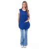 Ladies Plain With Matching Piping Tabard Apron Overalls Front Pocket