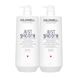 Goldwell Dualsenses Just Smooth Taming Shampoo 1000 ml Conditioner 1000 ml