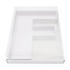 WENPACK 12" Fillable Cardboard Letter Shaped Box Clear Cover Candy