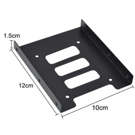 2.5 inch to 3.5 inch SSD/HDD Adapter Bracket Metal Mounting Kit Bracket Dock Hard Drive Holder Compatible SATAI SATAII SATAIII (Bracket -250)