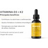 Vitamina D3 + K2 en gotas 30ml, suplemento diario, sin