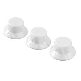 3Pcs Guitar Control Knob Guitar Knob Set Guitar Tone Knob,1 Volume 2 Tone Guitar Volume Tone Control Knobs Guitar Control Knob for Guitar Bass Knobs (White)