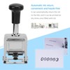 Number Stamp Zinc Alloy Shell Automatic Jump Number Self Inking