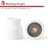 Welding Knight #12 Ceramic (Twin Pack) White TIG Welding Cups