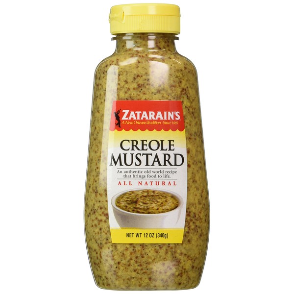 Zatarains Creole Mustard 12 Oz Squeeze, 2 Pack
