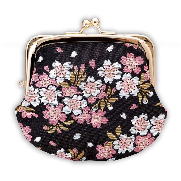 Kyoto Geimidou Nishijin Weave Wallet, 3.3 inch (3.3 cm) Purse