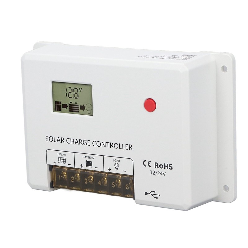 PWM Solar Charge Controller Regulator LCD Display for Lithium Sealed