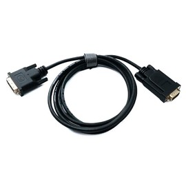System-S DVI D Cable 2m 24+1 25 Pin Male to VGA 15 Pin Male Panel Mount Screw Adapter